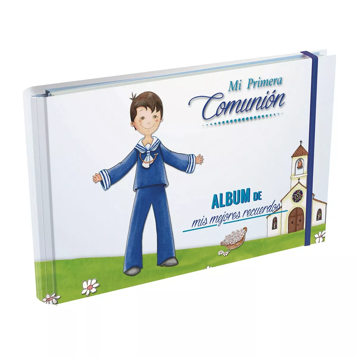Edima - Álbum Mis Mejores Recuerdos De Comunión Niño Iglesia Azul En Oferta Edima - Álbum Mis Mejores Recuerdos De Comunión Niño Iglesia Azul Barato