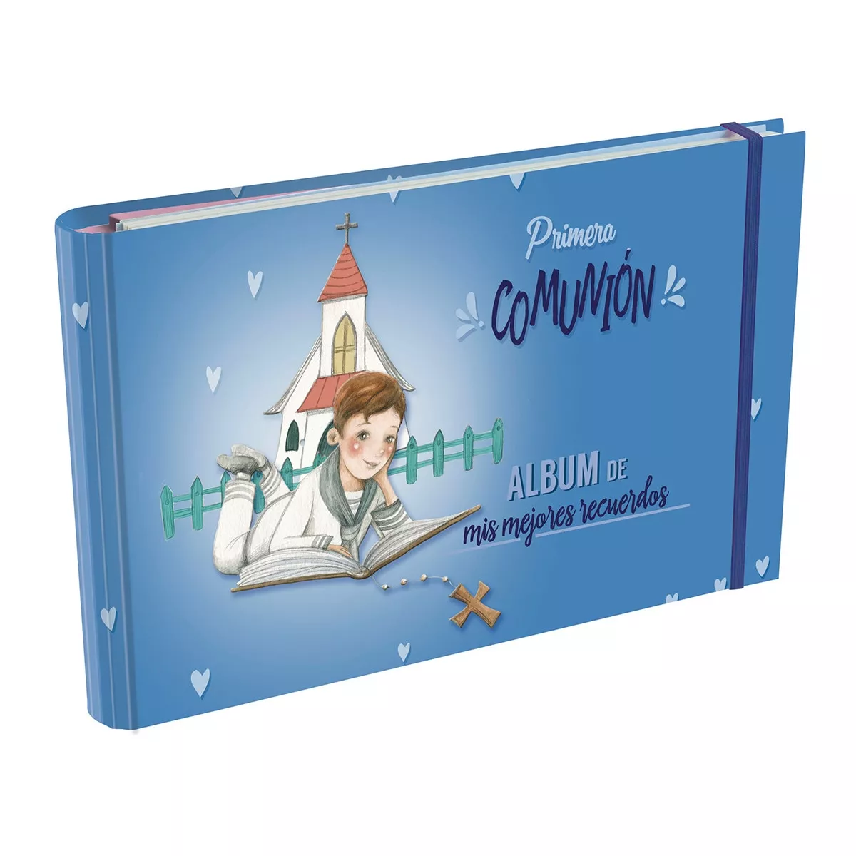 Edima - Álbum Mis Mejores Recuerdos De Comunión Niño Libro Azul En Oferta Edima - Álbum Mis Mejores Recuerdos De Comunión Niño Libro Azul Barato