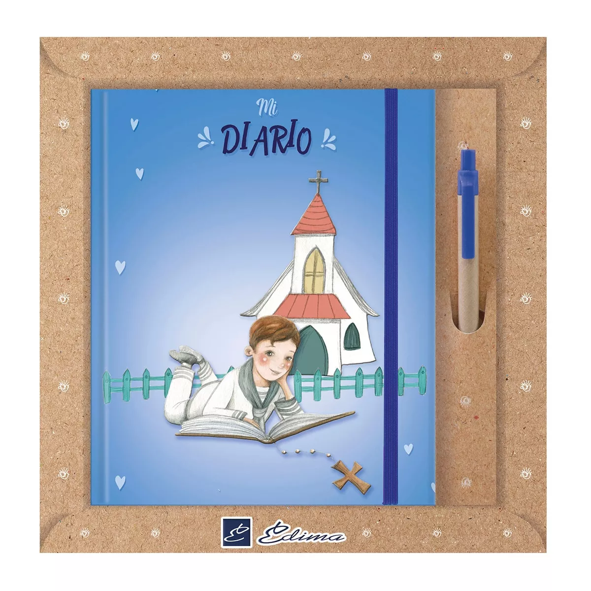 Edima - Diario Comunión Niño Libro Azul En Oferta Edima - Diario Comunión Niño Libro Azul Barato