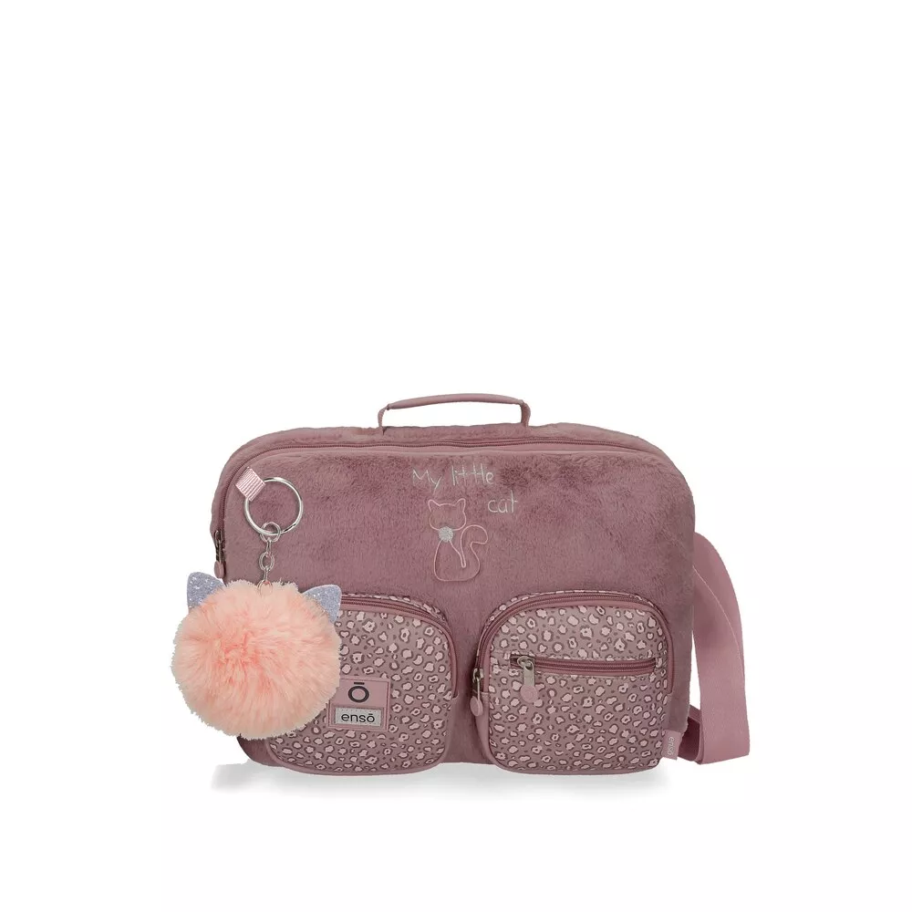Enso - Cartera Escolar Para Niña My Little Cat Con Pompón barato