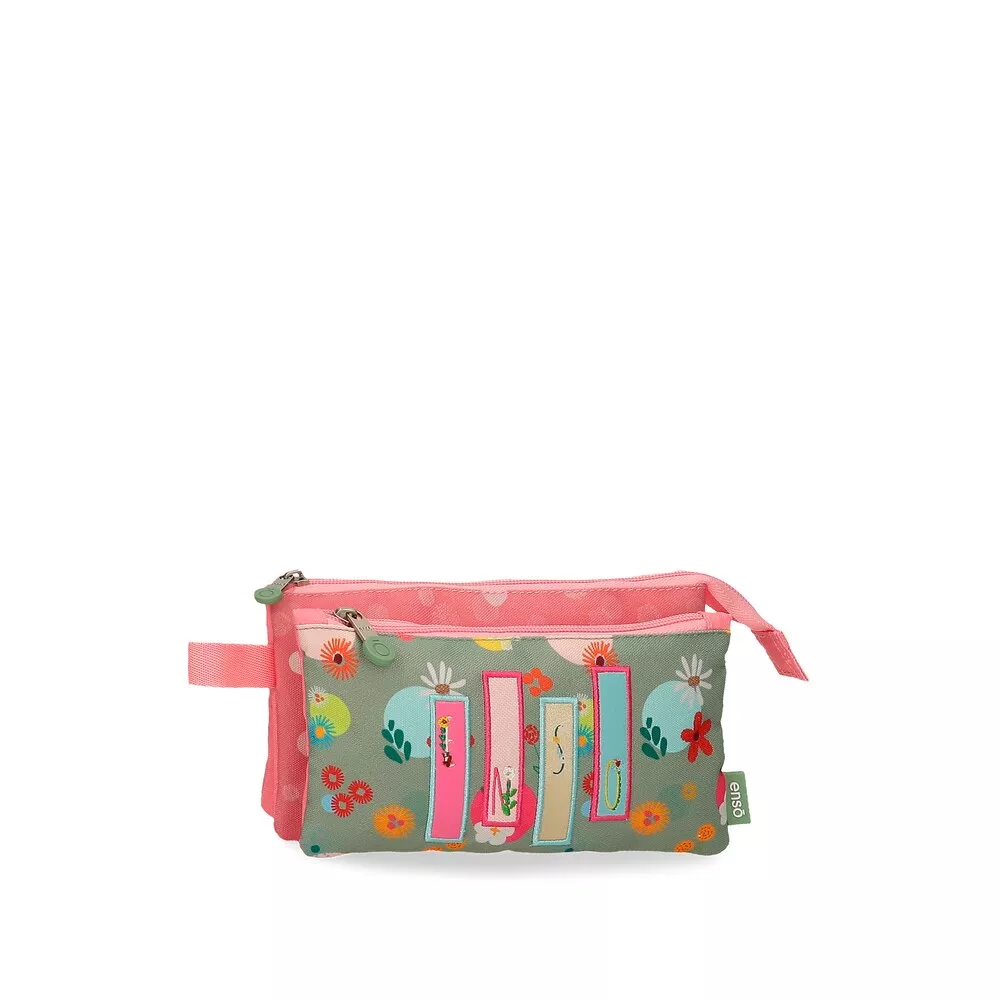 Enso - Estuche Nature Tres Compartimentos Con Asa Lateral En Oferta Enso - Estuche Nature Tres Compartimentos Con Asa Lateral Barato