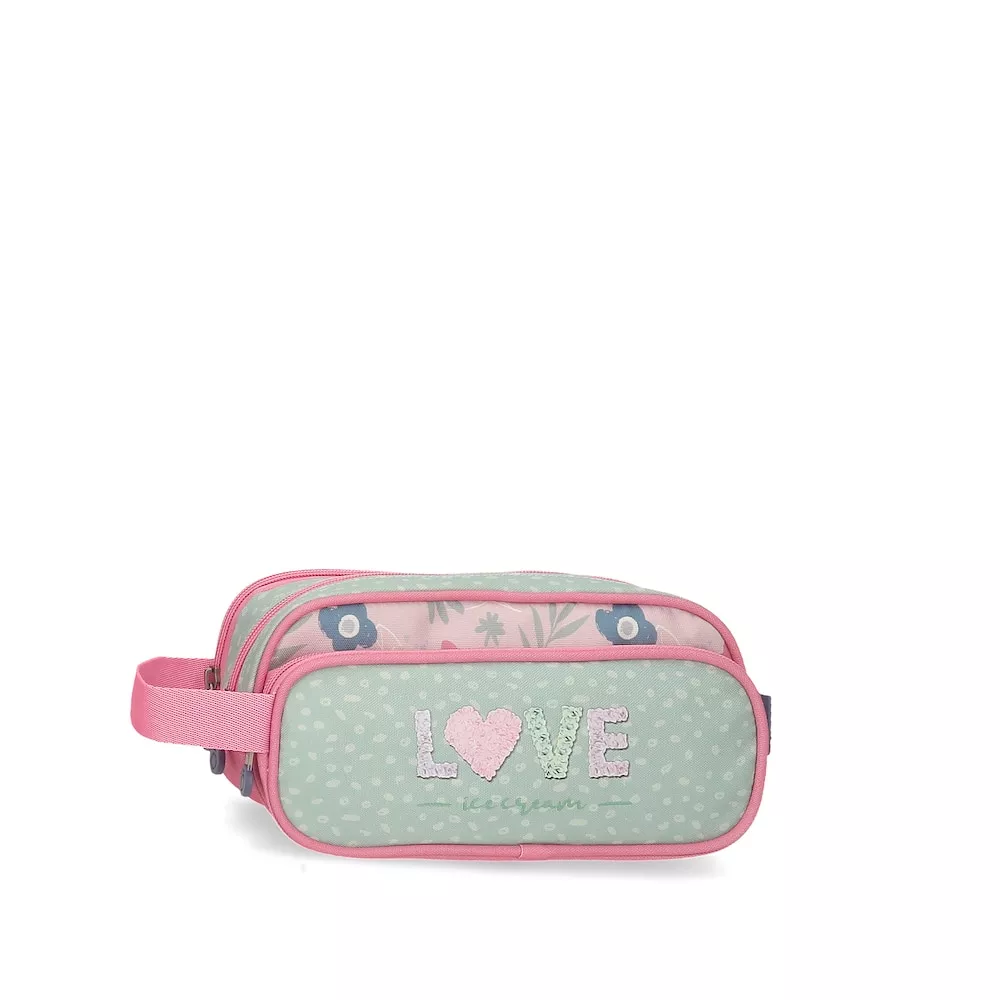 Enso - Estuche Para Niña Love Ice Cream Con Tres Compartimentos Y Asala Lateral En Oferta Enso - Estuche Para Niña Love Ice Cream Con Tres Compartimentos Y Asala Lateral Barato