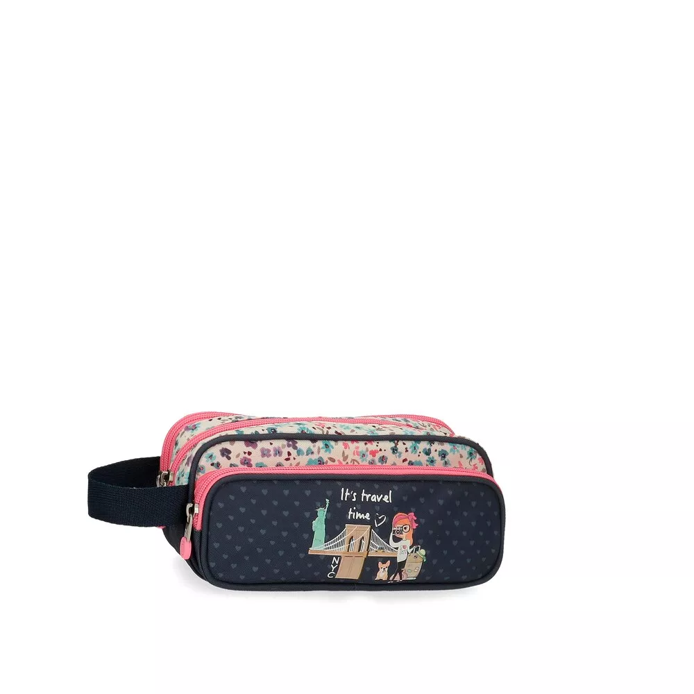 Enso - Estuche Travel Time Tres Compartimentos Y Asa Para Colgar En Oferta Enso - Estuche Travel Time Tres Compartimentos Y Asa Para Colgar Barato