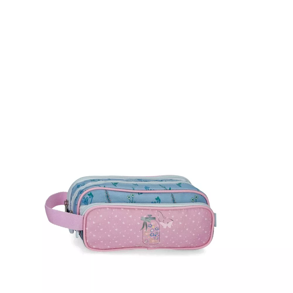 Enso - Estuche We Love Flowers Tres Compartimentos Y Asa Para Colgar En Oferta Enso - Estuche We Love Flowers Tres Compartimentos Y Asa Para Colgar Barato
