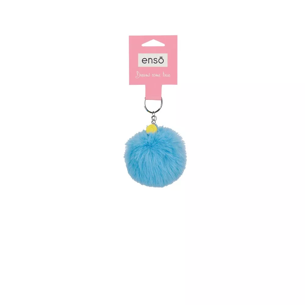 Enso - Llavero Pompón Azul En Oferta Enso - Llavero Pompón Azul Barato