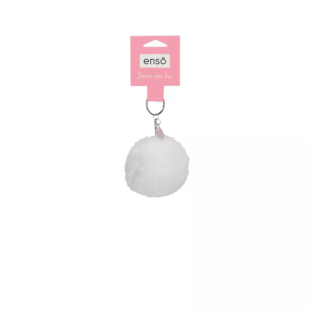 Enso - Llavero Pompón Blanco En Oferta Enso - Llavero Pompón Blanco Barato