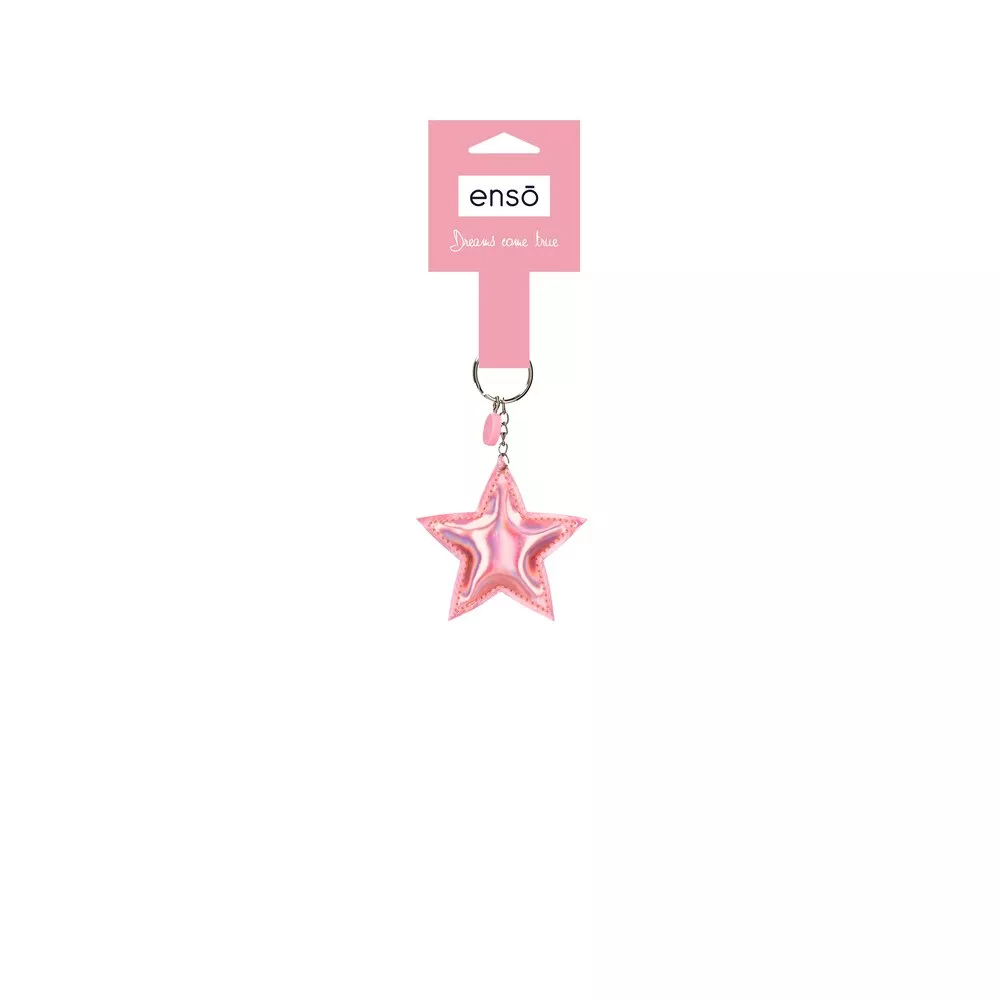 Enso - Llavero Pompón Estrella Rosa En Oferta Enso - Llavero Pompón Estrella Rosa Barato