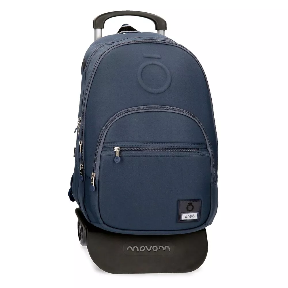Enso - Mochila Basic Dos Compartimentos Con Carro Azul En Oferta Enso - Mochila Basic Dos Compartimentos Con Carro Azul Barato