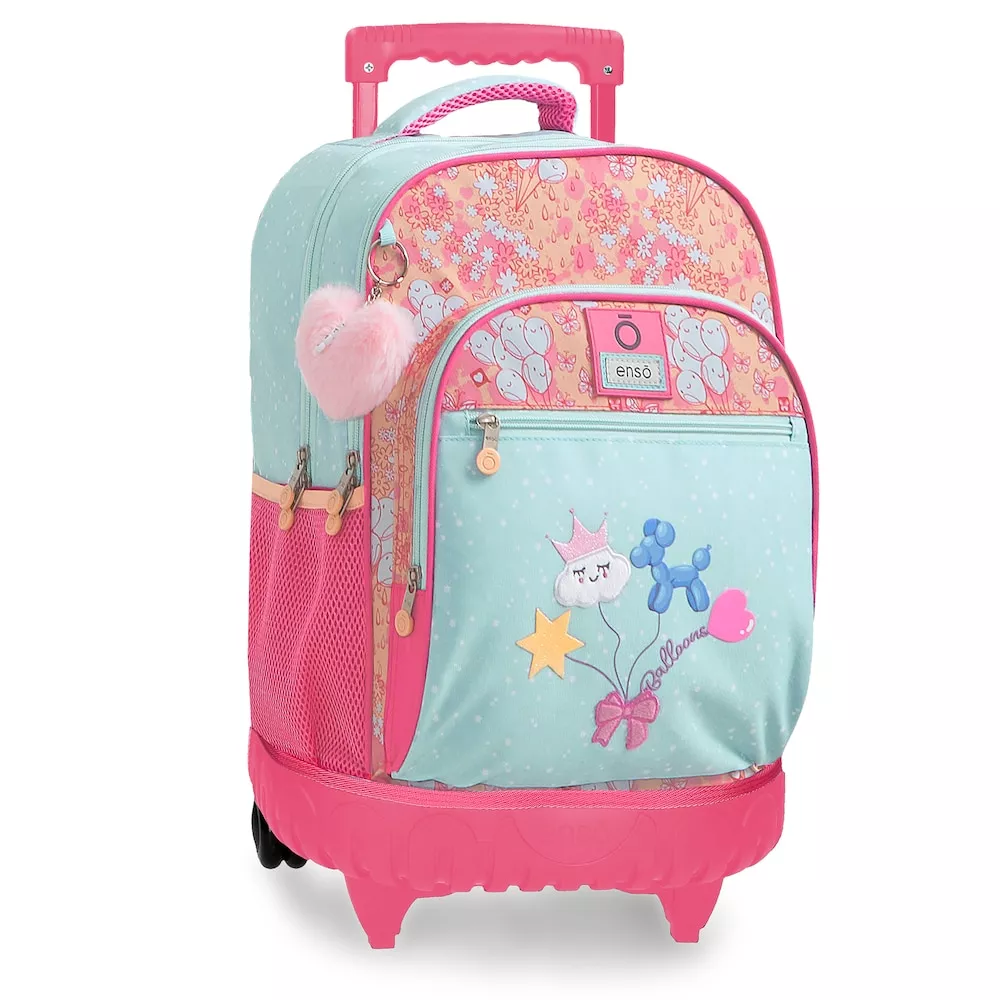Enso - Mochila Con Ruedas Para Niña Ballons En Oferta Enso - Mochila Con Ruedas Para Niña Ballons Barato