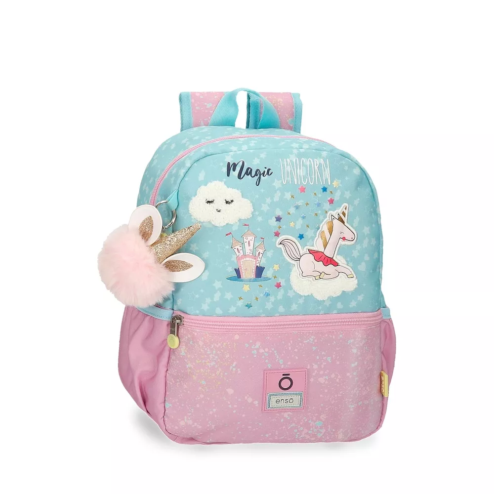 Enso - Mochila De Paseo Magic Unicorn Adaptable Con Bolsillos Laterales En Oferta Enso - Mochila De Paseo Magic Unicorn Adaptable Con Bolsillos Laterales Barato