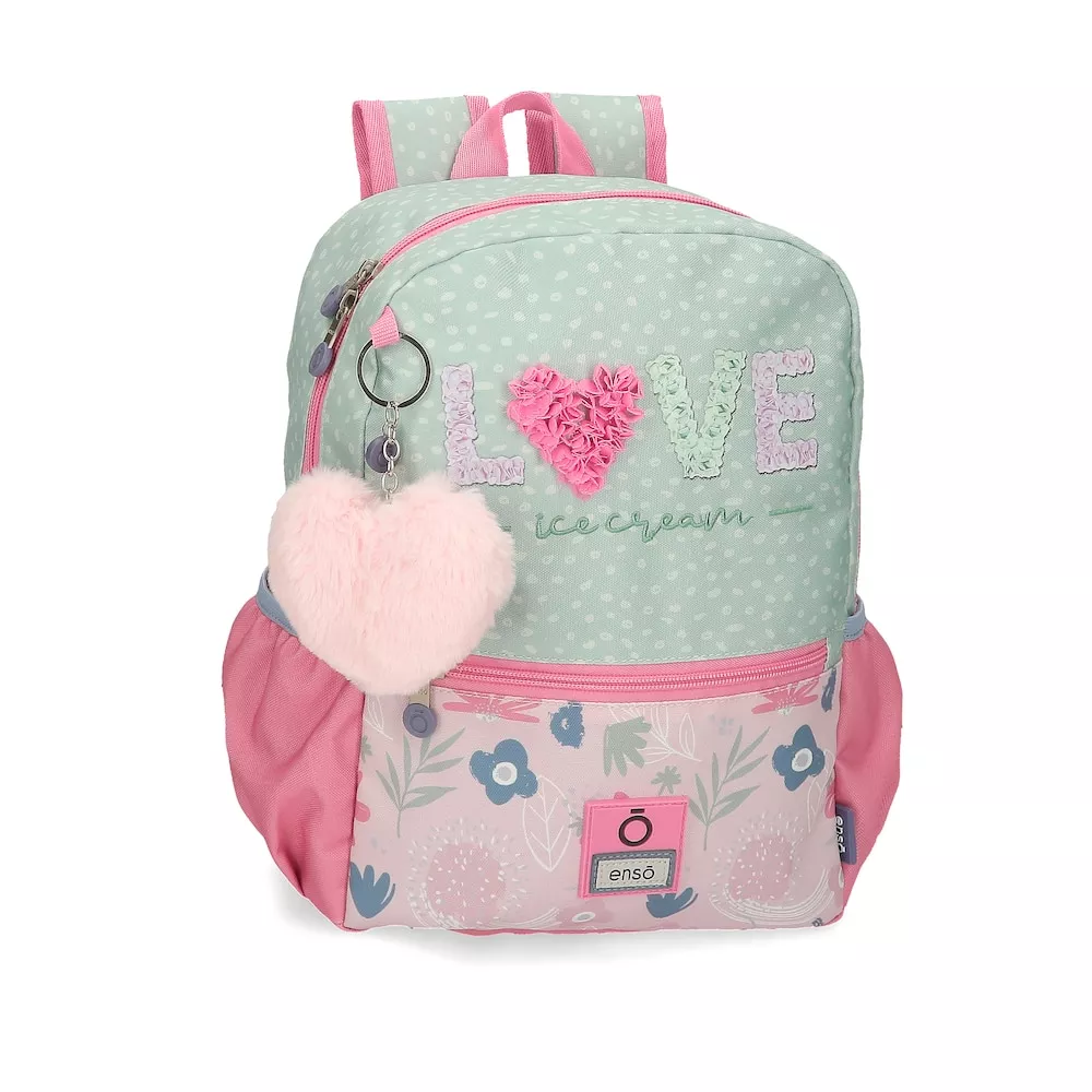 Enso - Mochila De Paseo Para Niña Love Ice Cream Con Bolsillos Laterales 32 Cm En Oferta Enso - Mochila De Paseo Para Niña Love Ice Cream Con Bolsillos Laterales 32 Cm Barato