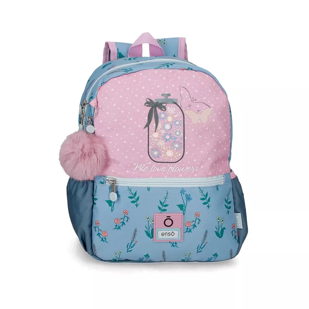 Enso - Mochila De Paseo Para Niña We Love Flowers Con Bolsillos Laterales En Oferta Enso - Mochila De Paseo Para Niña We Love Flowers Con Bolsillos Laterales Barato