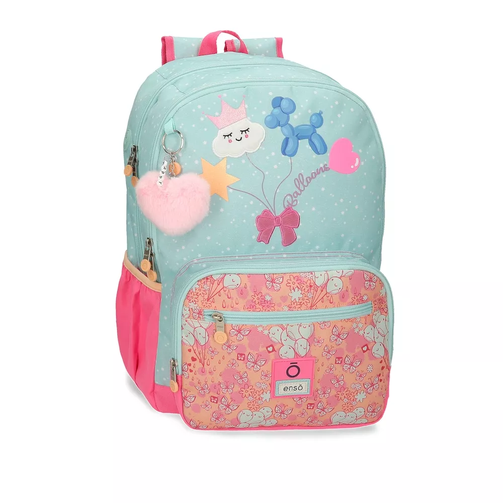 Enso - Mochila Doble Compartimento Para Niña Ballons En Oferta Enso - Mochila Doble Compartimento Para Niña Ballons Barato