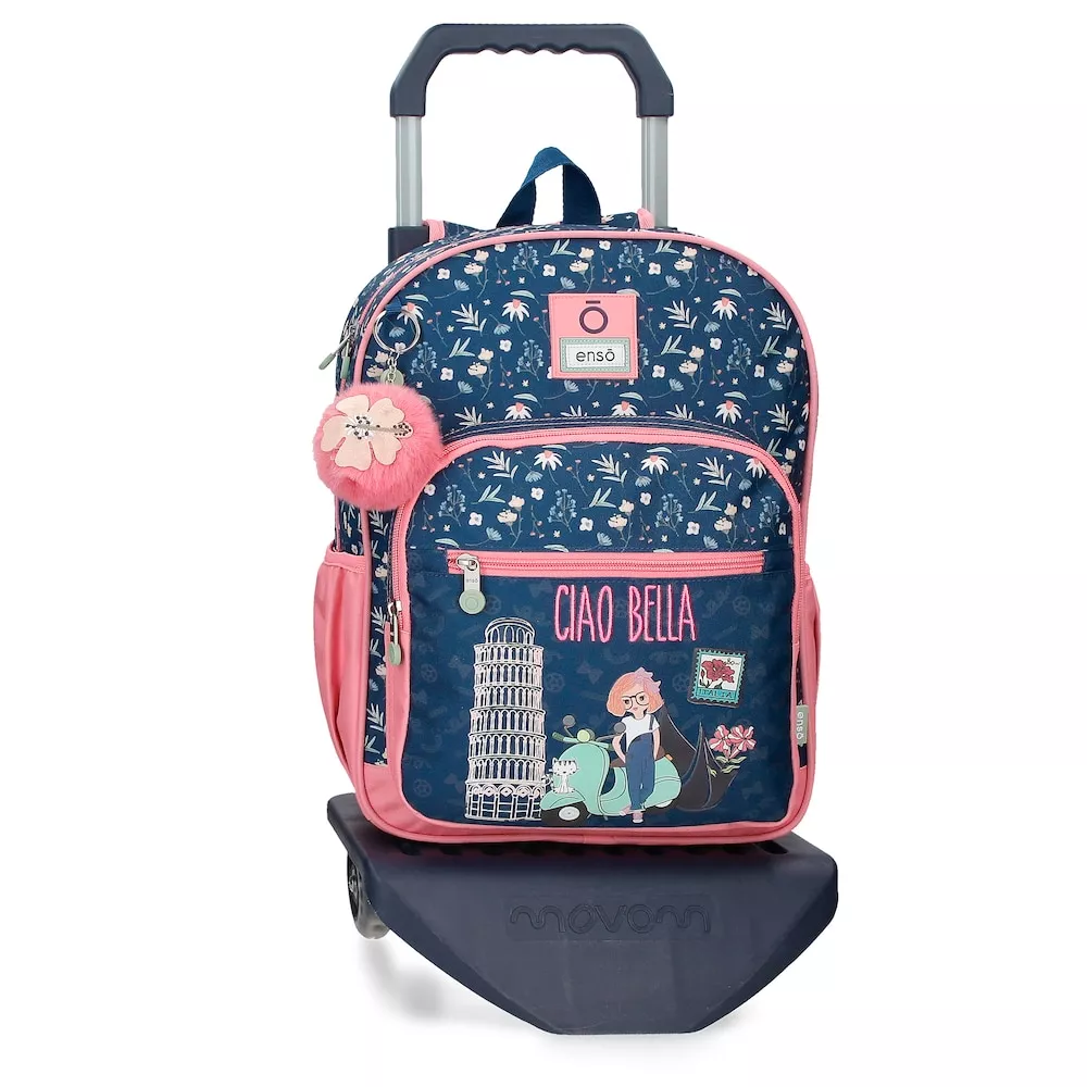 Enso - Mochila Escolar Para Niña Ciao Bella Con Carro 38 Cm barato