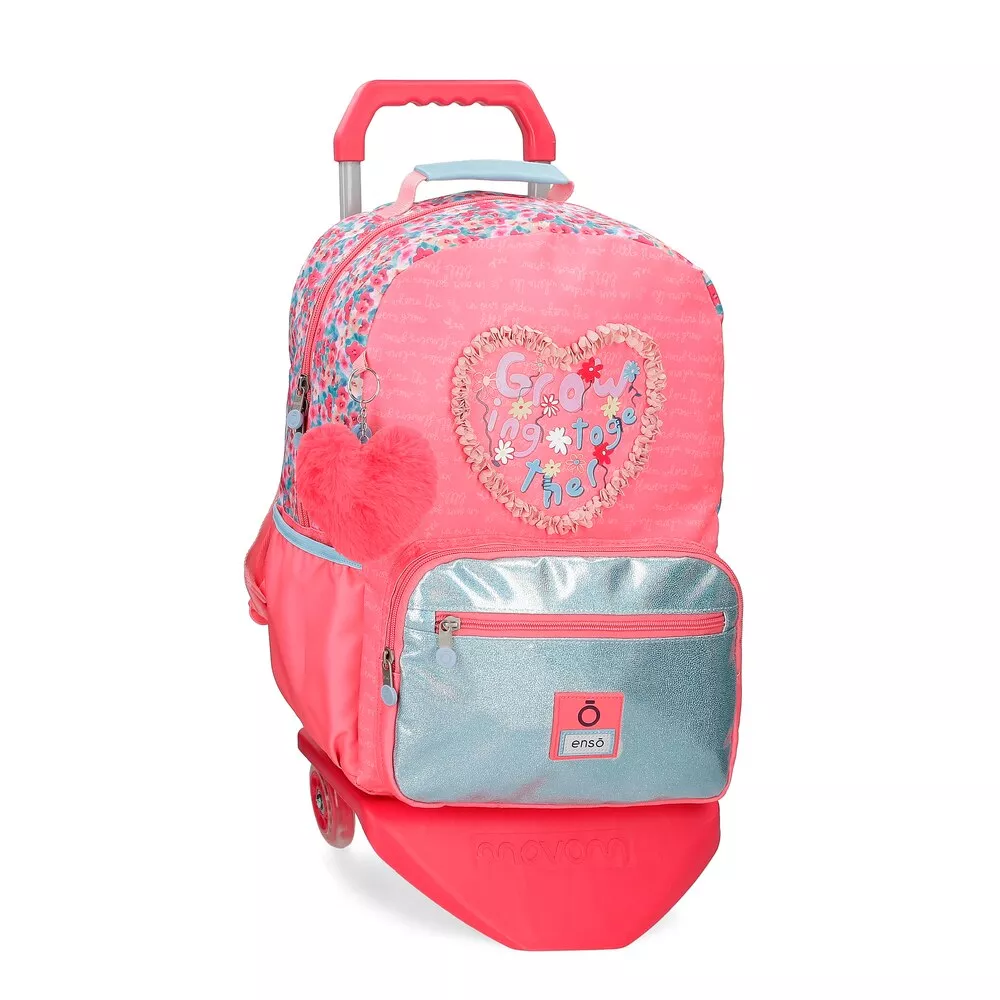 Enso - Mochila Escolar Together Growing Adaptable Con Portaordenador Con Llavero Pompón barato