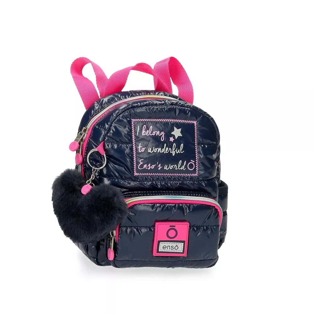 Enso - Mochila Make A Wish Pequeña Con Llavero De Corazón En Oferta Enso - Mochila Make A Wish Pequeña Con Llavero De Corazón Barato
