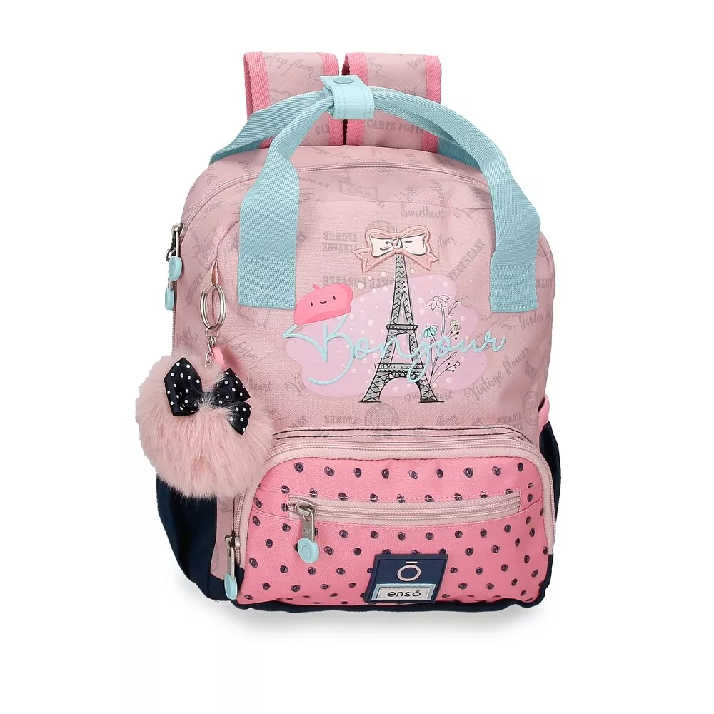 Enso - Mochila Para Niña Bonjour 28Cm Con Bolsillos Frontales En Oferta Enso - Mochila Para Niña Bonjour 28Cm Con Bolsillos Frontales Barato