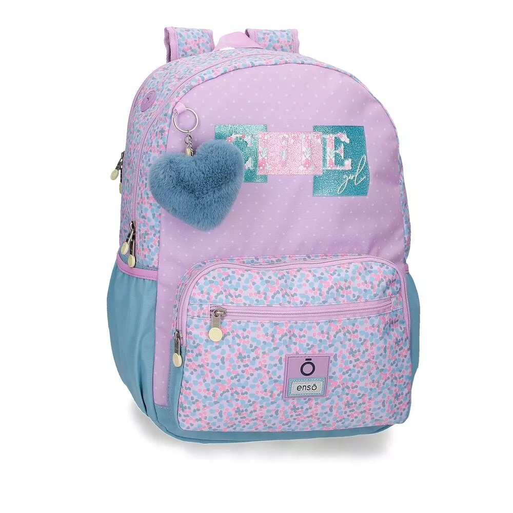 Enso - Mochila Para Niña Dos Compartimentos Cute Girl Porta Ordenador Con Bolsillos Laterales barato