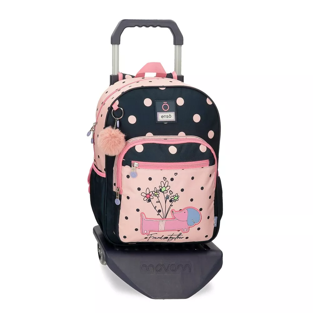 Enso - Mochila Para Niña Friends Together Escolar Bolsillos Laterales Con Carro barato