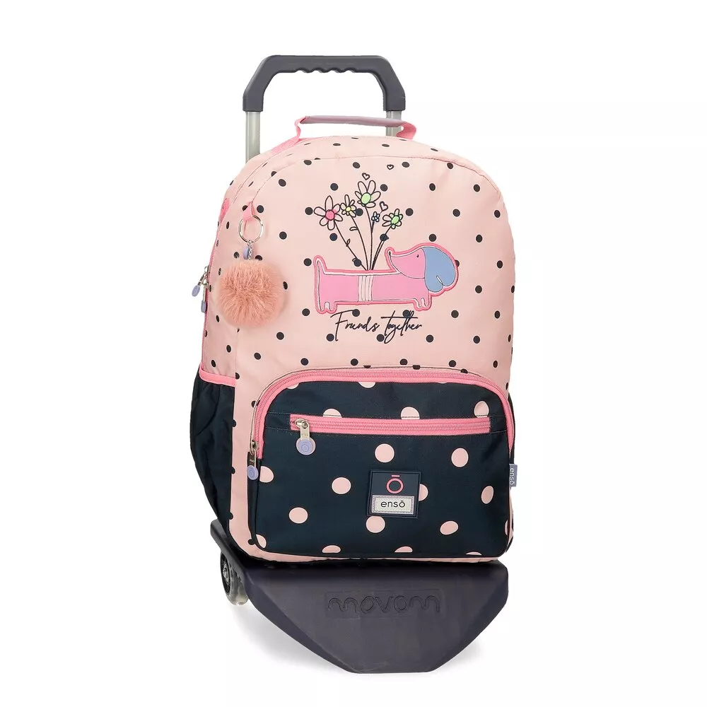 Enso - Mochila Para Niña Friends Together Portaordenador Bolsillos Laterales Con Carro barato
