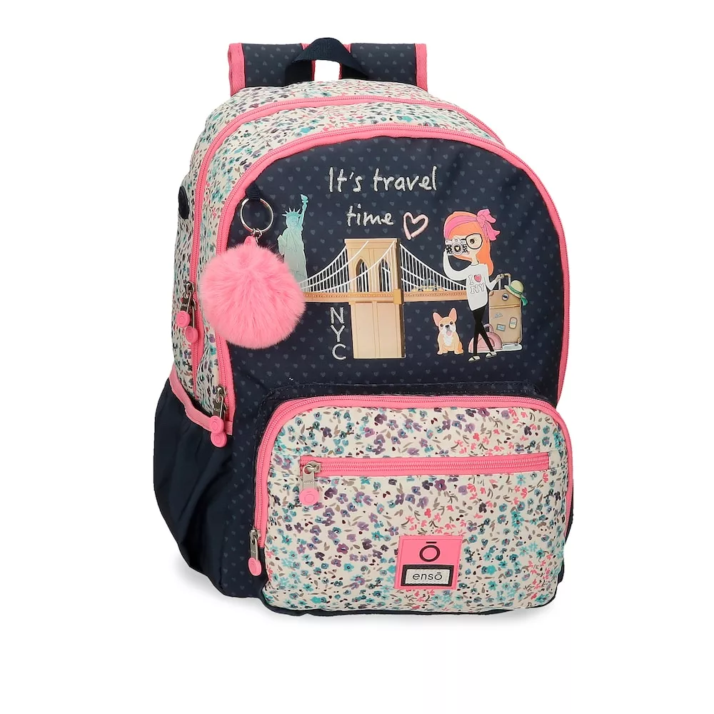 Enso - Mochila Para Niña Travel Time Con Dos Compartimentos En Oferta Enso - Mochila Para Niña Travel Time Con Dos Compartimentos Barato