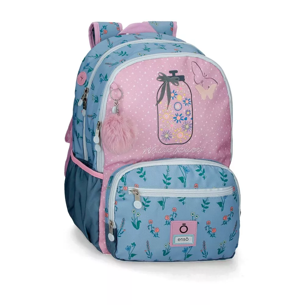 Enso - Mochila Para Niña We Love Flowers Con Dos Compartimentos En Oferta Enso - Mochila Para Niña We Love Flowers Con Dos Compartimentos Barato