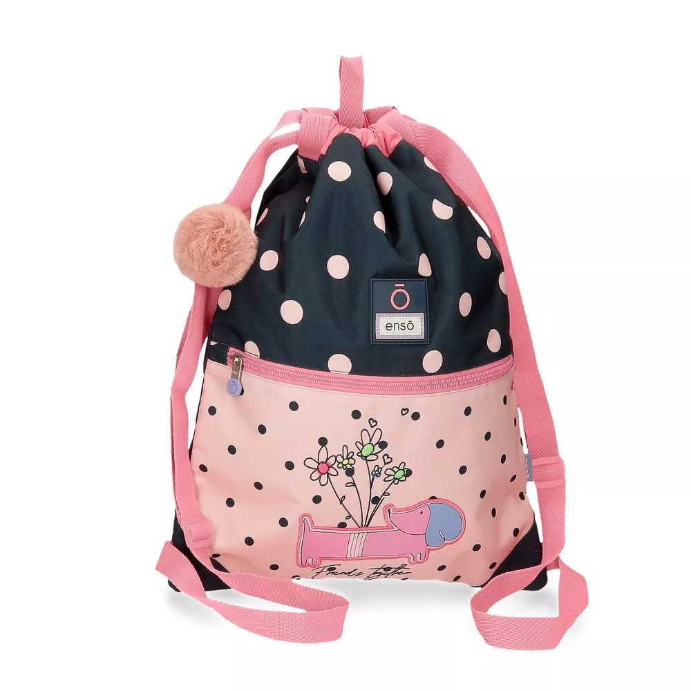 Enso - Mochila Saco Friends Together Con Bolsillo Frontal barato