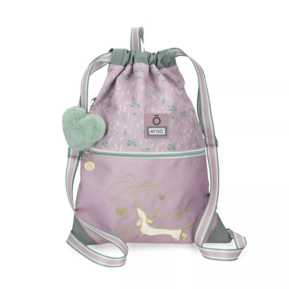 Enso - Mochila Saco Para Niña Beautiful Day Con Bolsillo Frontal Y Asas Ajustables barato