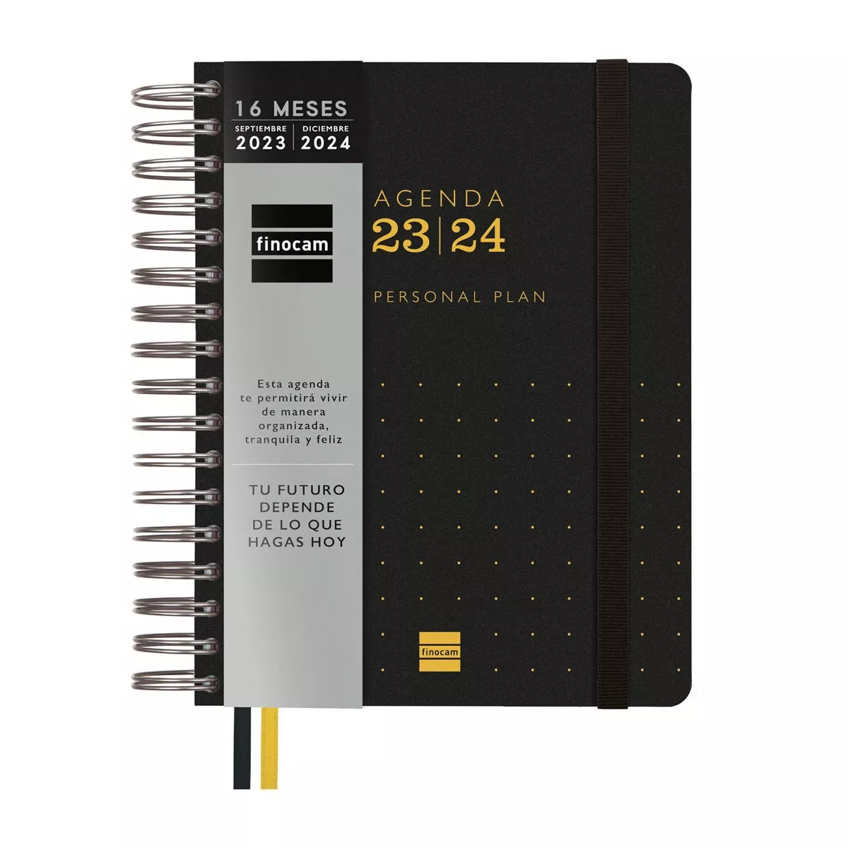 Finocam - Agenda 16 Meses Septiembre 2023-Diciembre 2024 Tempus 1/4-155X217 Semana Vista Vertical Negro Multilingüe En Oferta Finocam - Agenda 16 Meses Septiembre 2023-Diciembre 2024 Tempus 1/4-155X217 Semana Vista Vertical Negro Multilingüe Barato