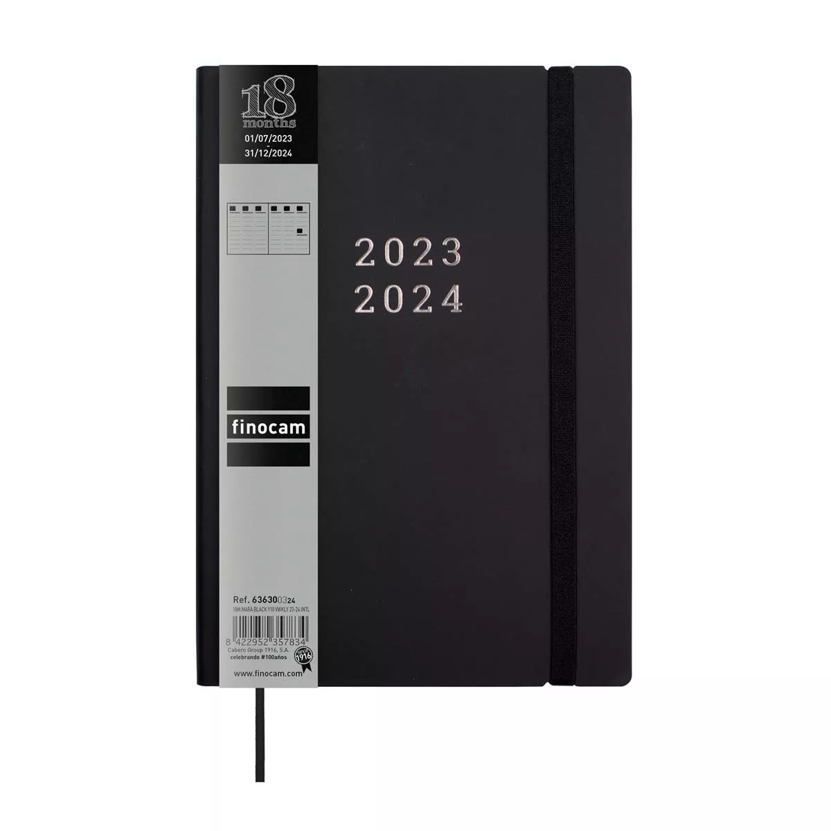 Finocam - Agenda 18 Meses Julio 2023-Diciembre 2024 Mara Y10-140X204 Semana Vista Vertical Negro Multilingüe En Oferta Finocam - Agenda 18 Meses Julio 2023-Diciembre 2024 Mara Y10-140X204 Semana Vista Vertical Negro Multilingüe Barato