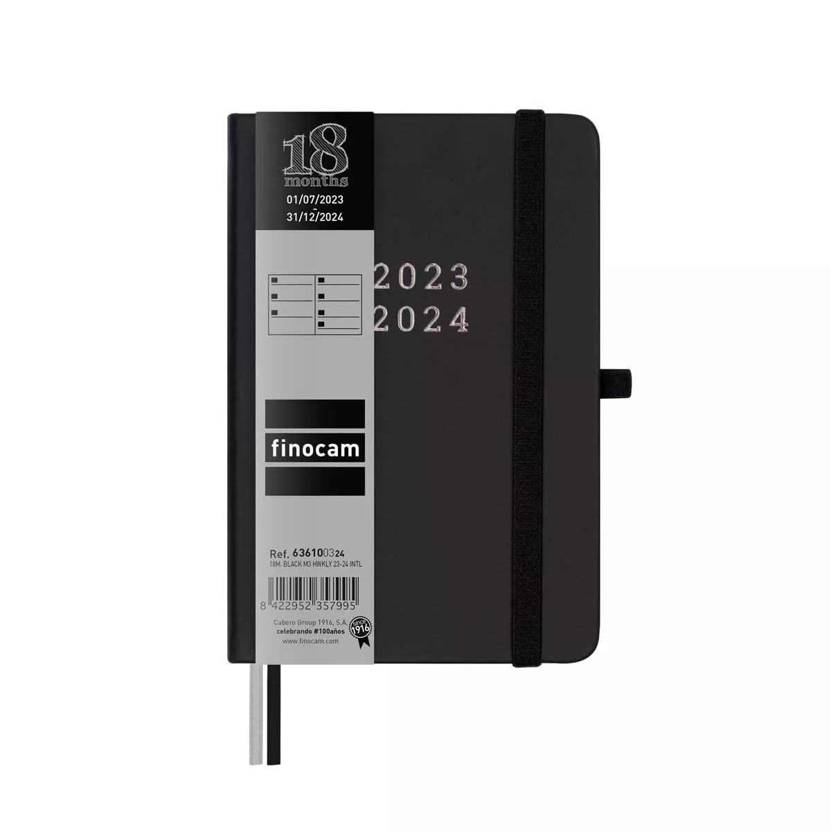 Finocam - Agenda 18 Meses Julio 2023-Diciembre 2024 Mínimal M3-100X150 Semana Vista Horizontal Negro Multilingüe En Oferta Finocam - Agenda 18 Meses Julio 2023-Diciembre 2024 Mínimal M3-100X150 Semana Vista Horizontal Negro Multilingüe Barato