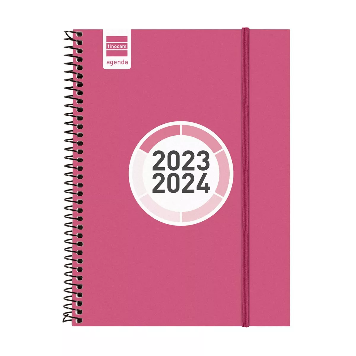 FINOCAM - Agenda Curso 2023-2024 Espir Color E10-155x212 Semana Vista Horizontal Rosa barato