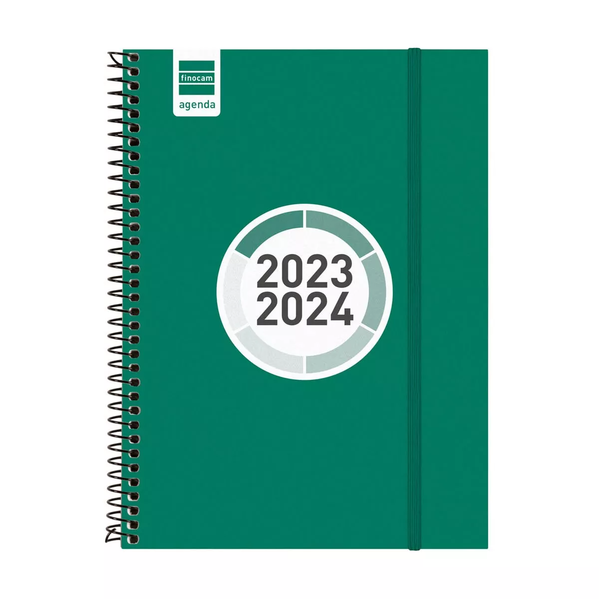 FINOCAM - Agenda Curso 2023-2024 Espir Color E10-155x212 Semana Vista Horizontal Verde barato