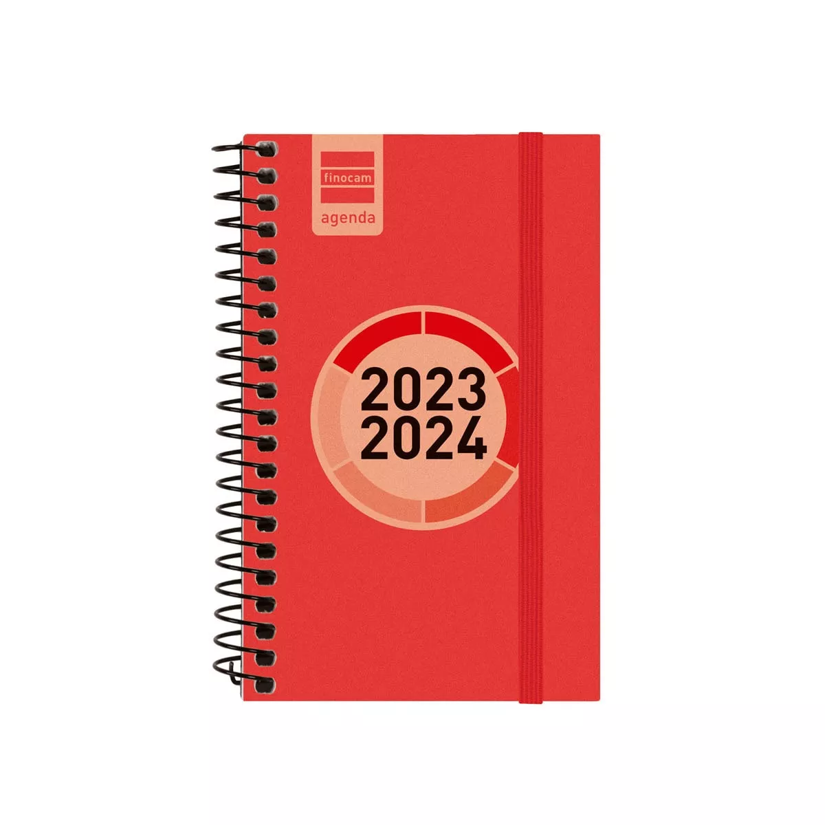 FINOCAM - Agenda Curso 2023-2024 Espir Label E3-79x127 Semana Vista Horizontal Rojo barato