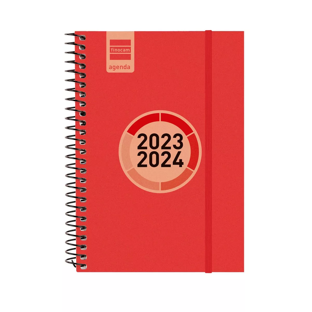 FINOCAM - Agenda Curso 2023-2024 Espir Label E8-120x171 Semana Vista Horizontal Rojo barato