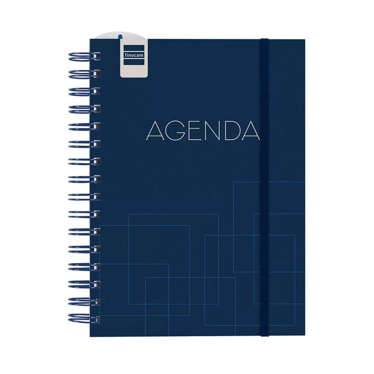 FINOCAM - Agenda Curso 2023-2024 Institut 1/4-155x215 Semana Vista Vertical Azul Catalán Multilingüe barato