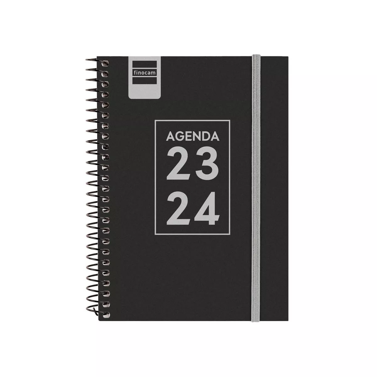 FINOCAM - Agenda Curso 2023-2024 Secundaria 1/8-120x164 Semana Vista Horizontal Negro Multilingüe barato