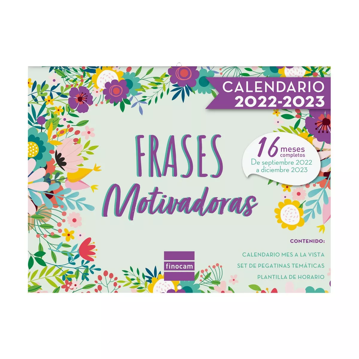 Finocam - Calendario Pared 16 Meses 2022-2023 Mes Vista Frases Motivadoras En Oferta Finocam - Calendario Pared 16 Meses 2022-2023 Mes Vista Frases Motivadoras Barato