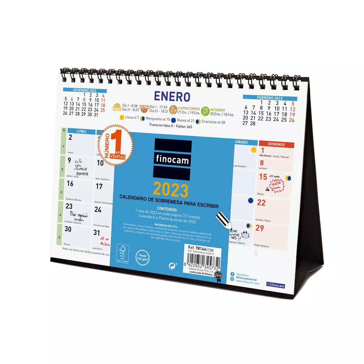 Finocam - Calendario Sobremesa 2023 S - 210X150 Escribir En Oferta Finocam - Calendario Sobremesa 2023 S - 210X150 Escribir Barato