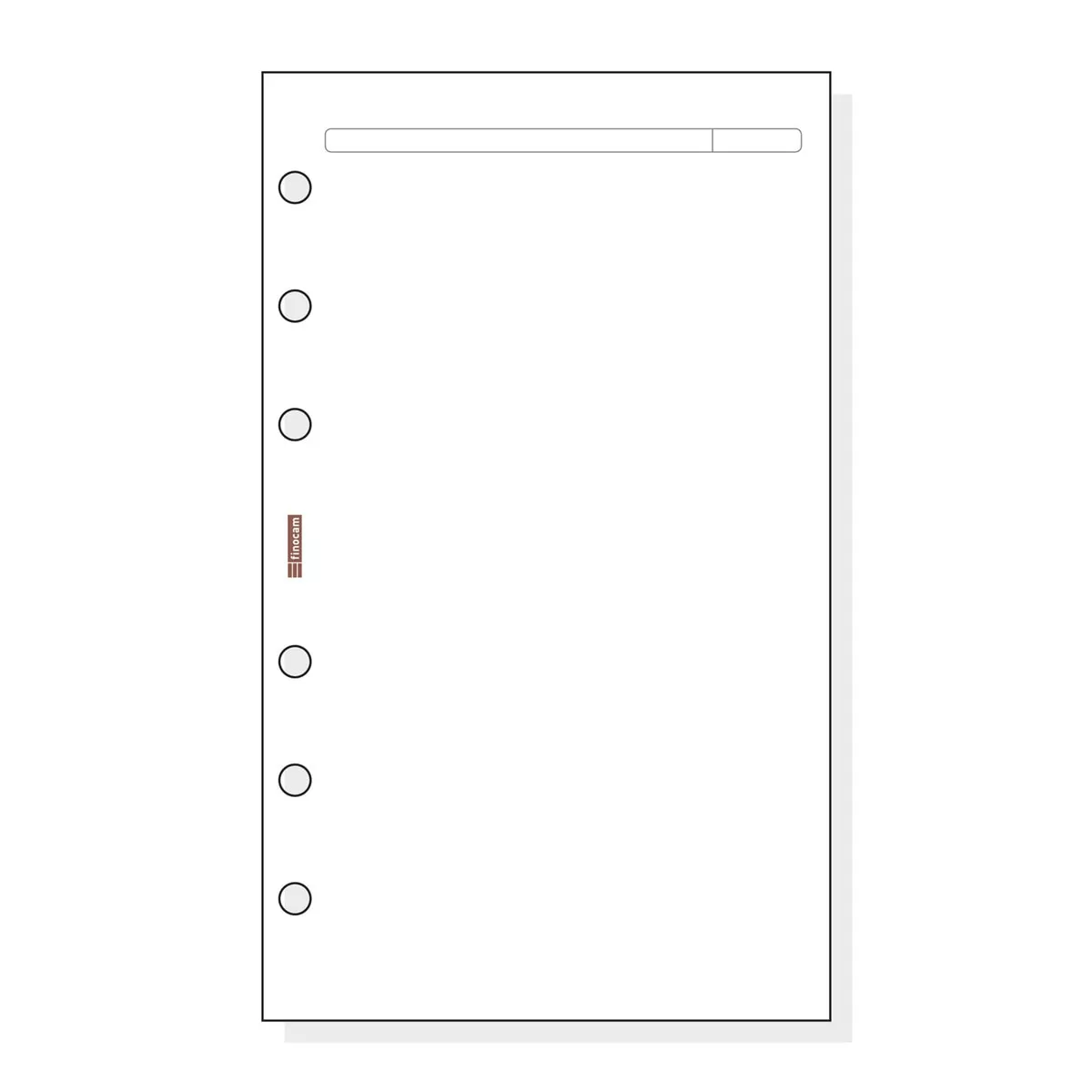 FINOCAM - Recambio Liso R442 Para Agendas Open 400 Blanco barato