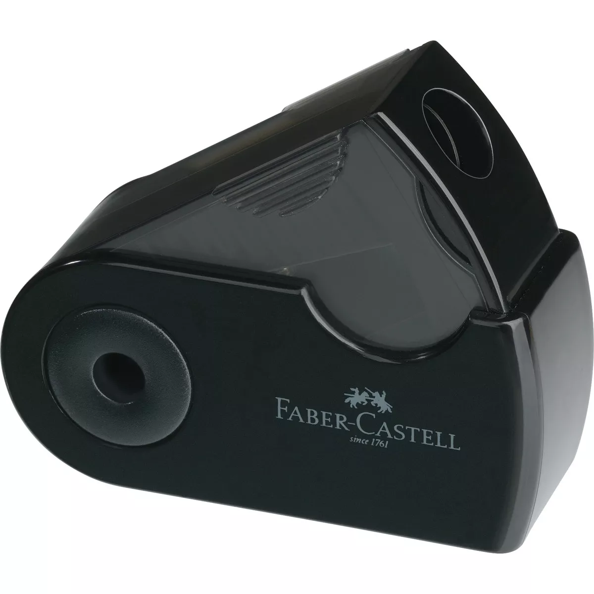Faber-Castell - Afilalápices Con Funda Protectora Deposito Simple Negro barato