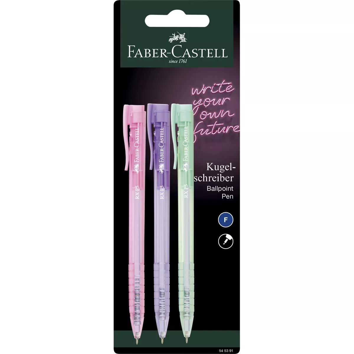 Faber-Castell - Blíster Con 3 Bolígrafos RXP5 Multicolor barato