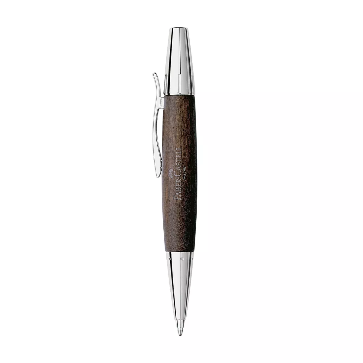Faber-Castell - Bolígrafo Madera E-Motion Marrón Oscuro barato