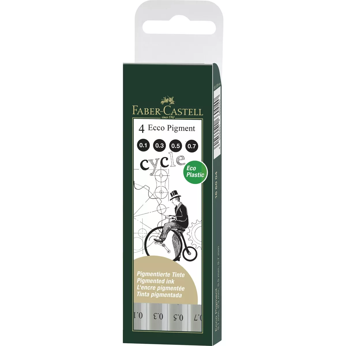 Faber-Castell - Bolsa Con 4 Rotuladores Ecco-Pigment barato