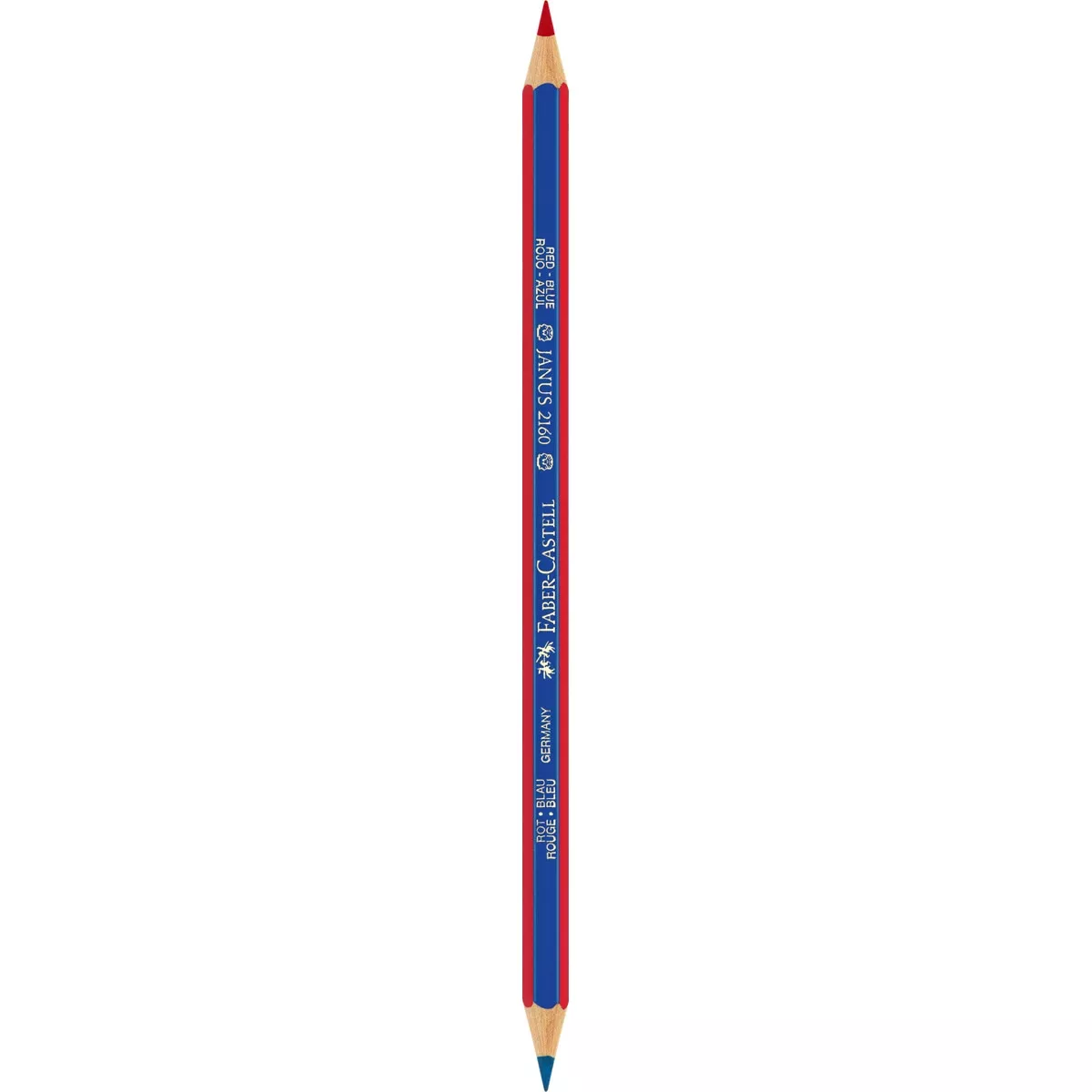 Faber-Castell - Ecolápiz Bicolor Fino Forma Hexagonal Faber Castell Rojo/azul barato