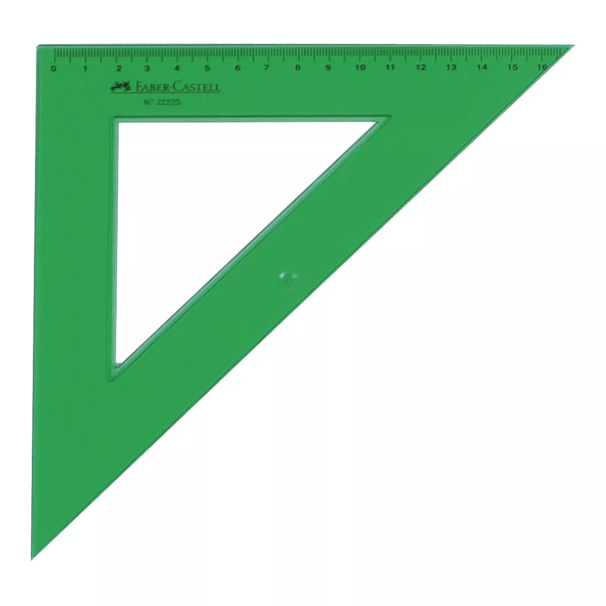 Faber-Castell - Escuadra Graduada Escolar 26 Cm Verde barato
