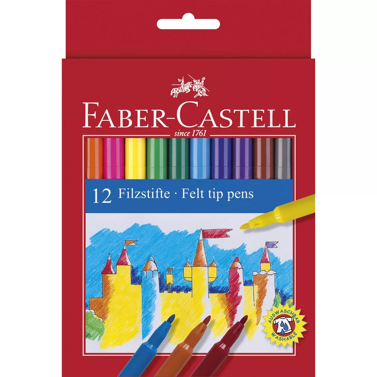 Faber-Castell - Estuche 12 Rotuladores Escolares En Oferta Faber-Castell - Estuche 12 Rotuladores Escolares Barato
