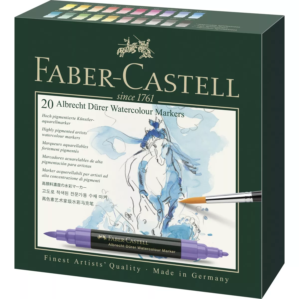 Faber-Castell - Estuche 20 Marcadores Aculébrale Doble Punta Albrecht Dürer En Oferta Faber-Castell - Estuche 20 Marcadores Aculébrale Doble Punta Albrecht Dürer Barato