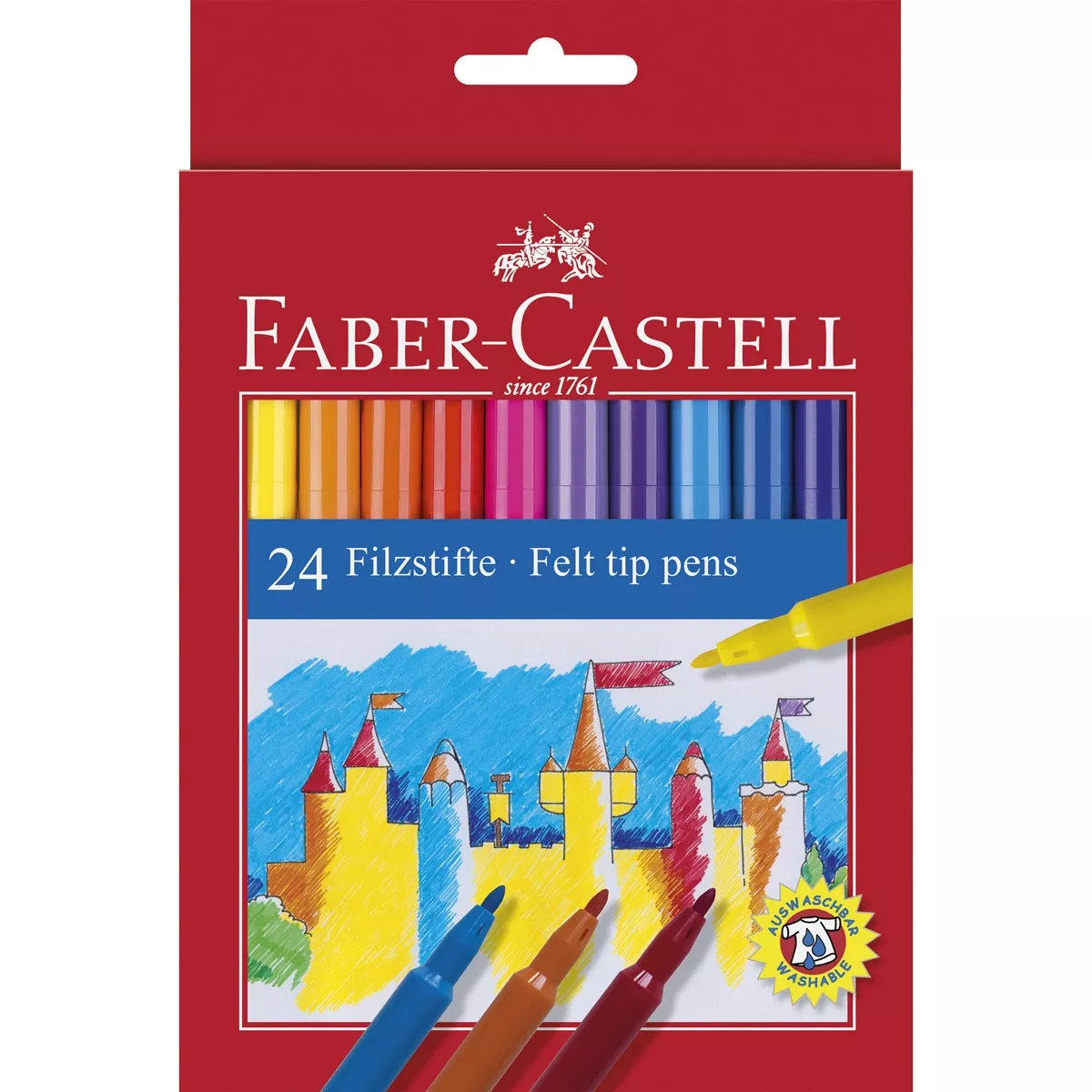 Faber-Castell - Estuche 24 Rotuladores Escolares En Oferta Faber-Castell - Estuche 24 Rotuladores Escolares Barato