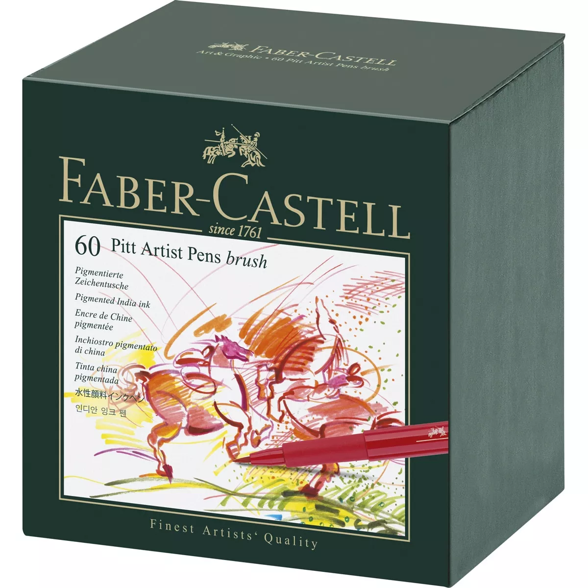 Faber-Castell - Estuche Con 60 Rotuladores Pitt Artist Pen barato